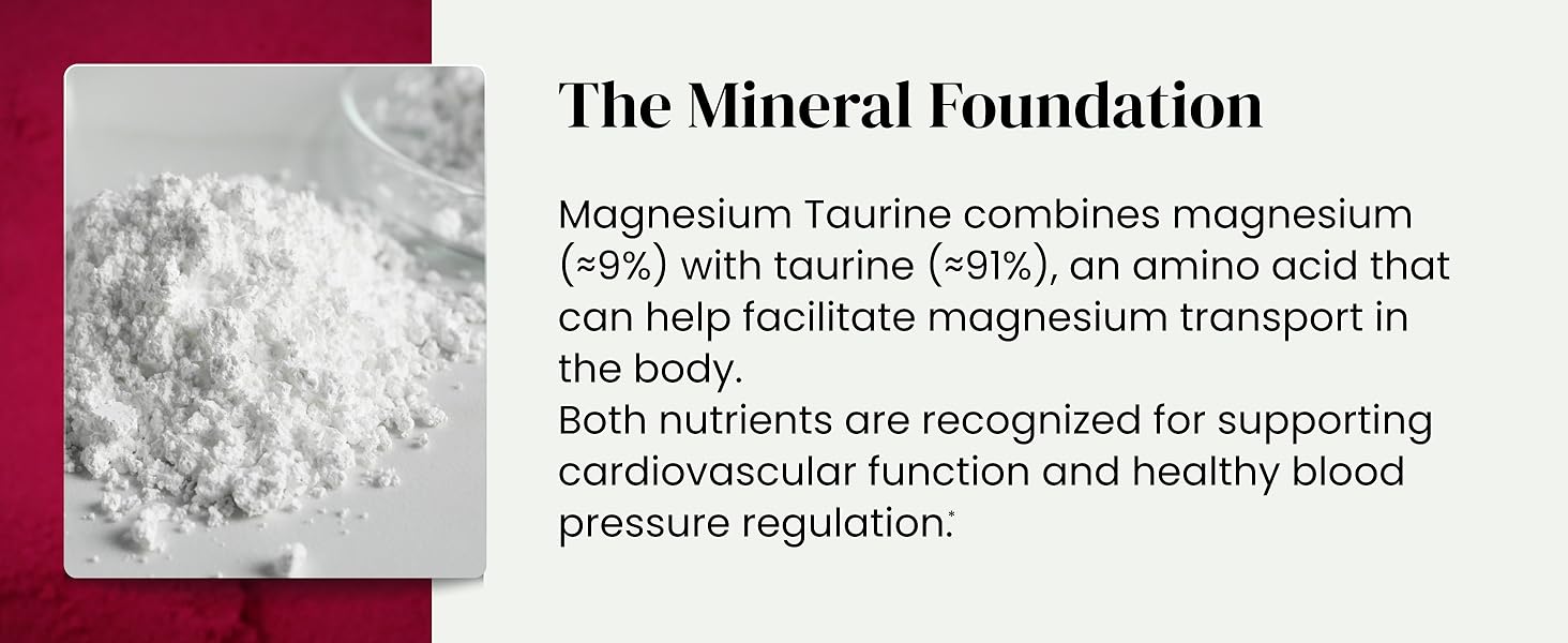 Magnesium Taurate and Potassium